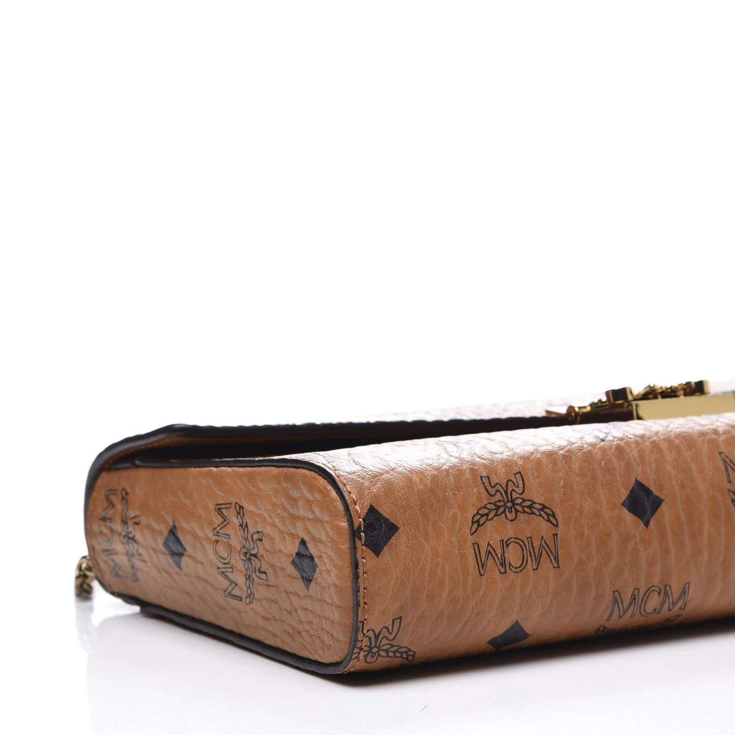 Visetos Medium Patricia Wallet On Chain Cognac