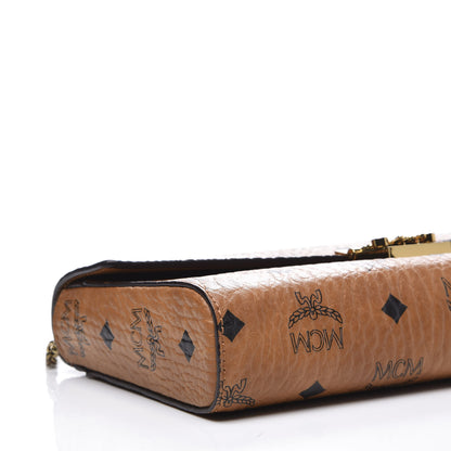 MCM Visetos Medium Patricia Wallet On Chain Cognac 5 of 11