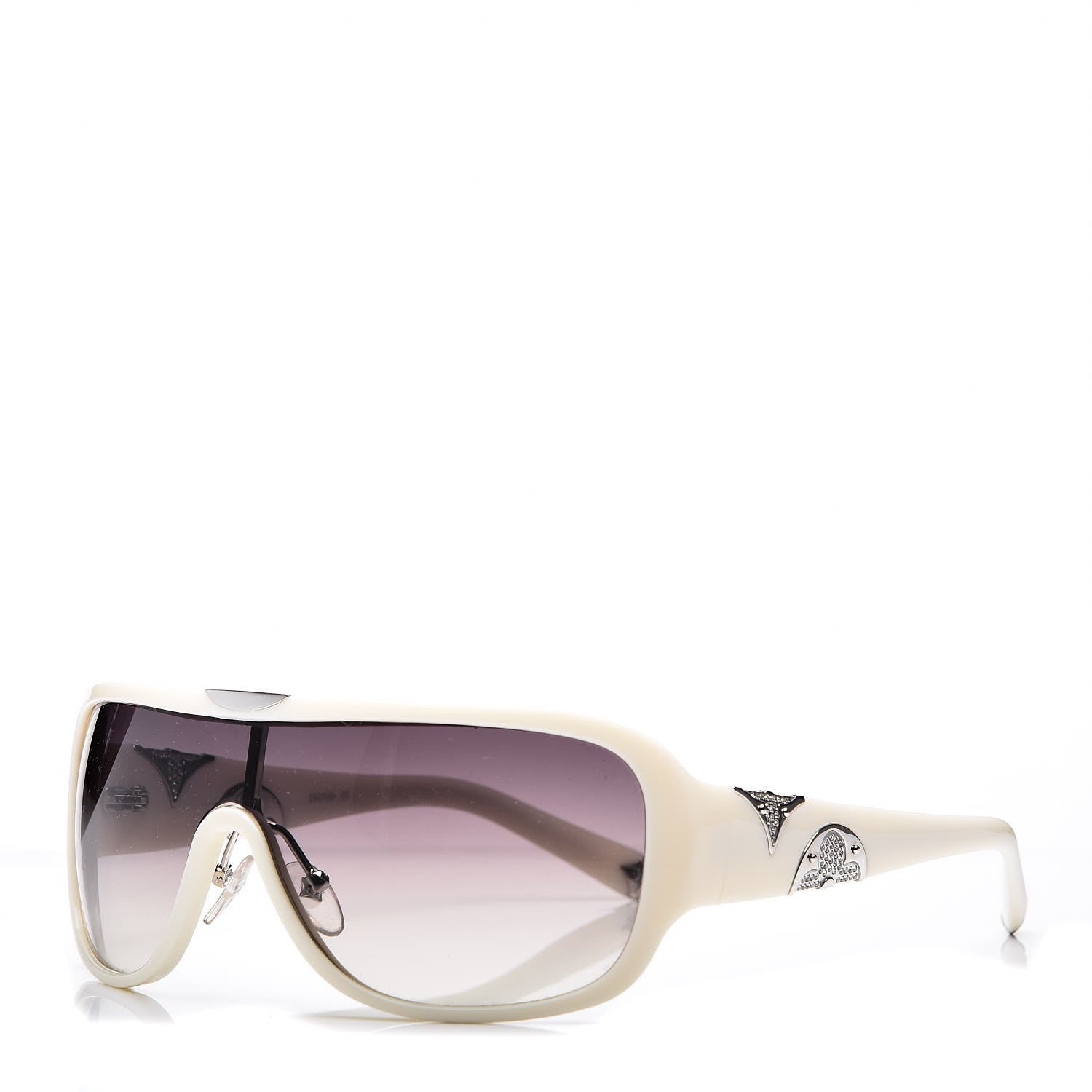 Louis Vuitton Acetate Iris Mask Sunglasses Z0370U White 1 of 7