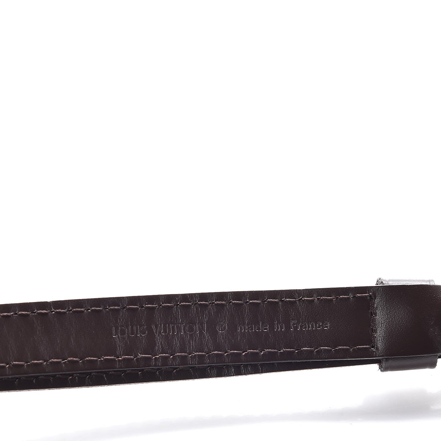 Louis Vuitton Calfskin 16mm Adjustable Shoulder Strap Brown 4 of 4