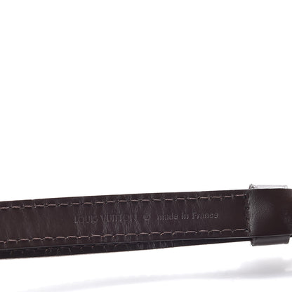 Louis Vuitton Calfskin 16mm Adjustable Shoulder Strap Brown 4 of 4