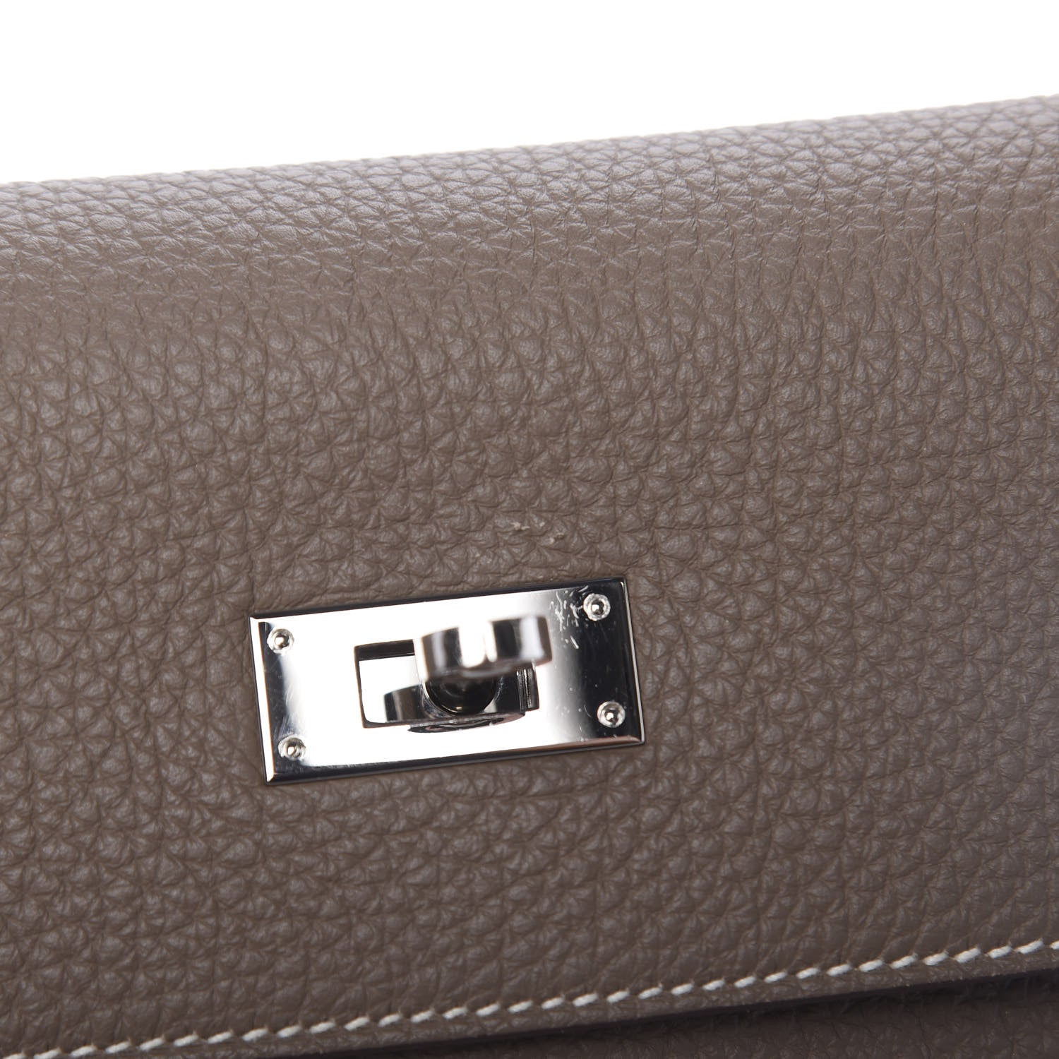 Hermes Togo Kelly Retourne 32 Etoupe 10 of 16
