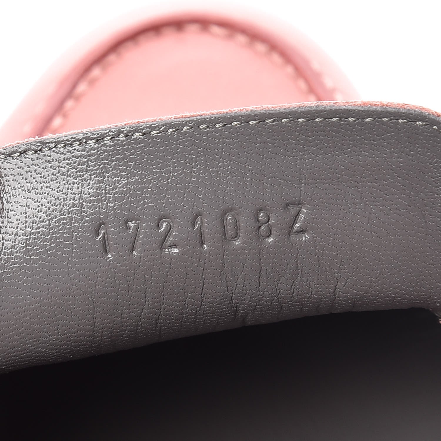 Hermes Goatskin Paris Loafers 38.5 Rouge Blush 7 of 11