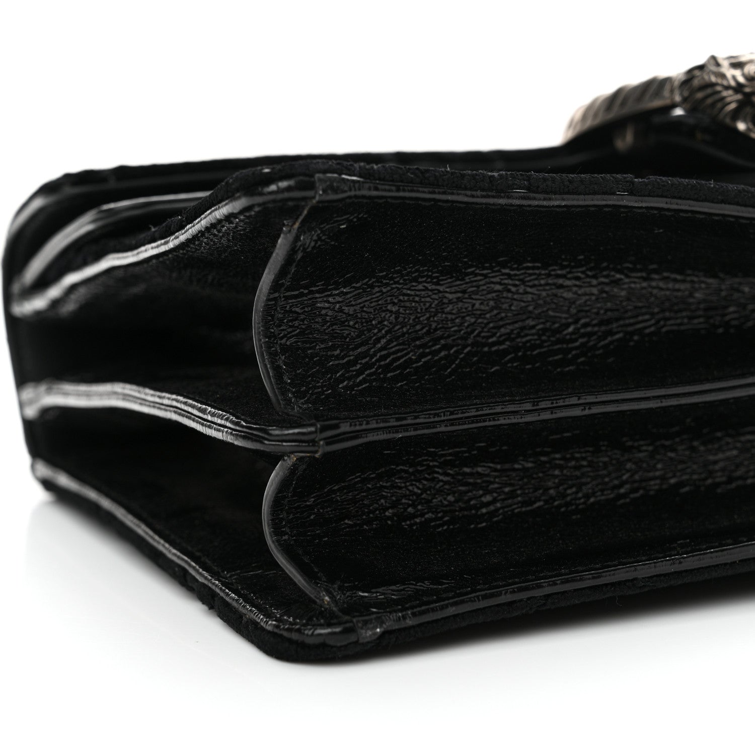 Gucci Velvet GG Monogram Small Dionysus Shoulder Bag Black 9 of 11