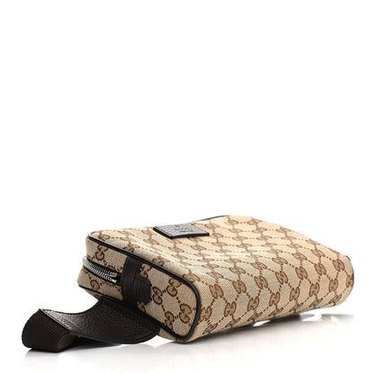 Gucci Monogram Belt Bag Dark Brown 4 of 10