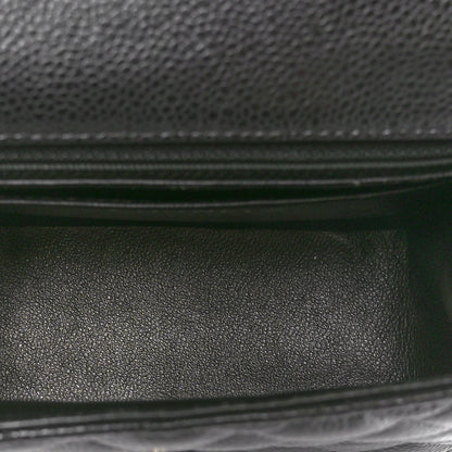 Chanel Caviar Quilted Mini Square Flap Black 5 of 11