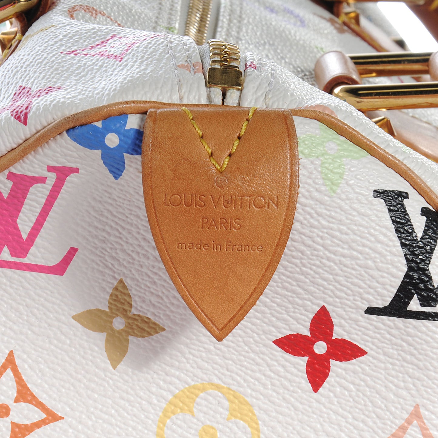 Monogram Multicolor Speedy 30 White