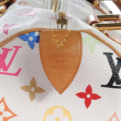 Louis Vuitton Monogram Multicolor Speedy 30 White 7 of 7