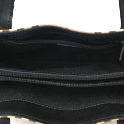 Burberry House Check Small Tote Black 4 of 4
