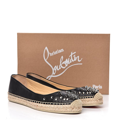 Christian Louboutin Nappa Aliochette Espadrilles 39 Black 10 of 10