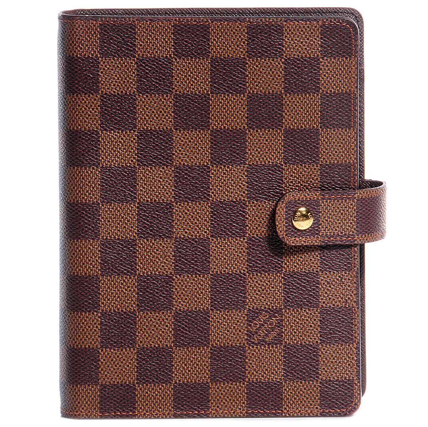 Damier Ebene Medium Ring Agenda Cover