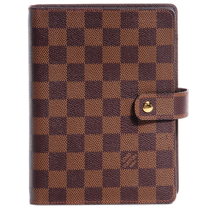 Louis Vuitton Damier Ebene Medium Ring Agenda Cover 1 of 7