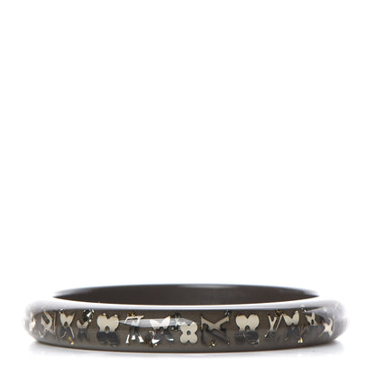 Louis Vuitton Resin Swarovski Medium Inclusion Bracelet PM Grey 1 of 5