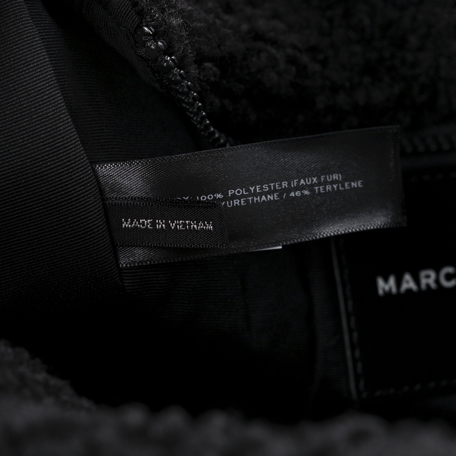 Marc Jacobs Polyester Cotton Mini The Teddy Traveler Tote Bag Black 7 of 9