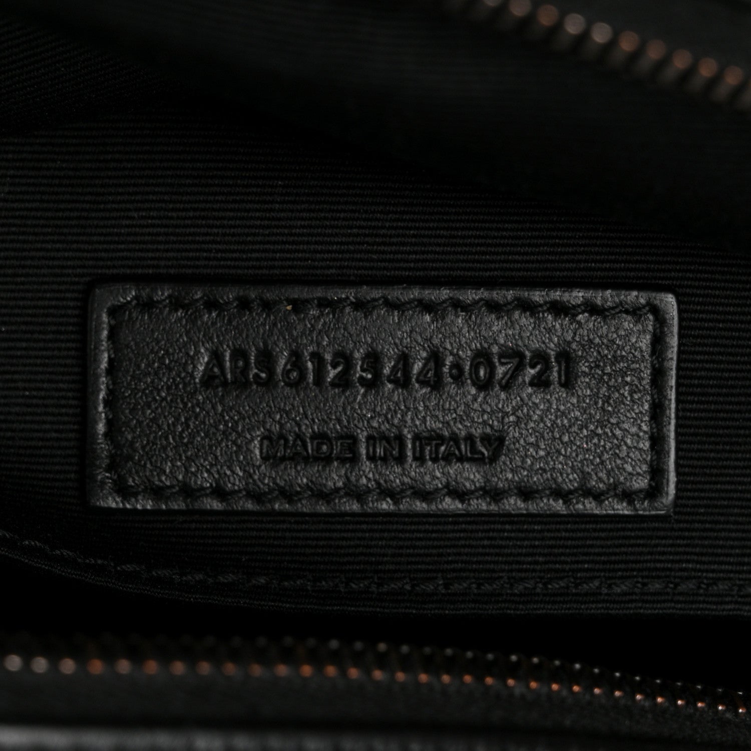 Saint Laurent Calfskin Matelasse Monogram Lou Camera Bag Black 7 of 11