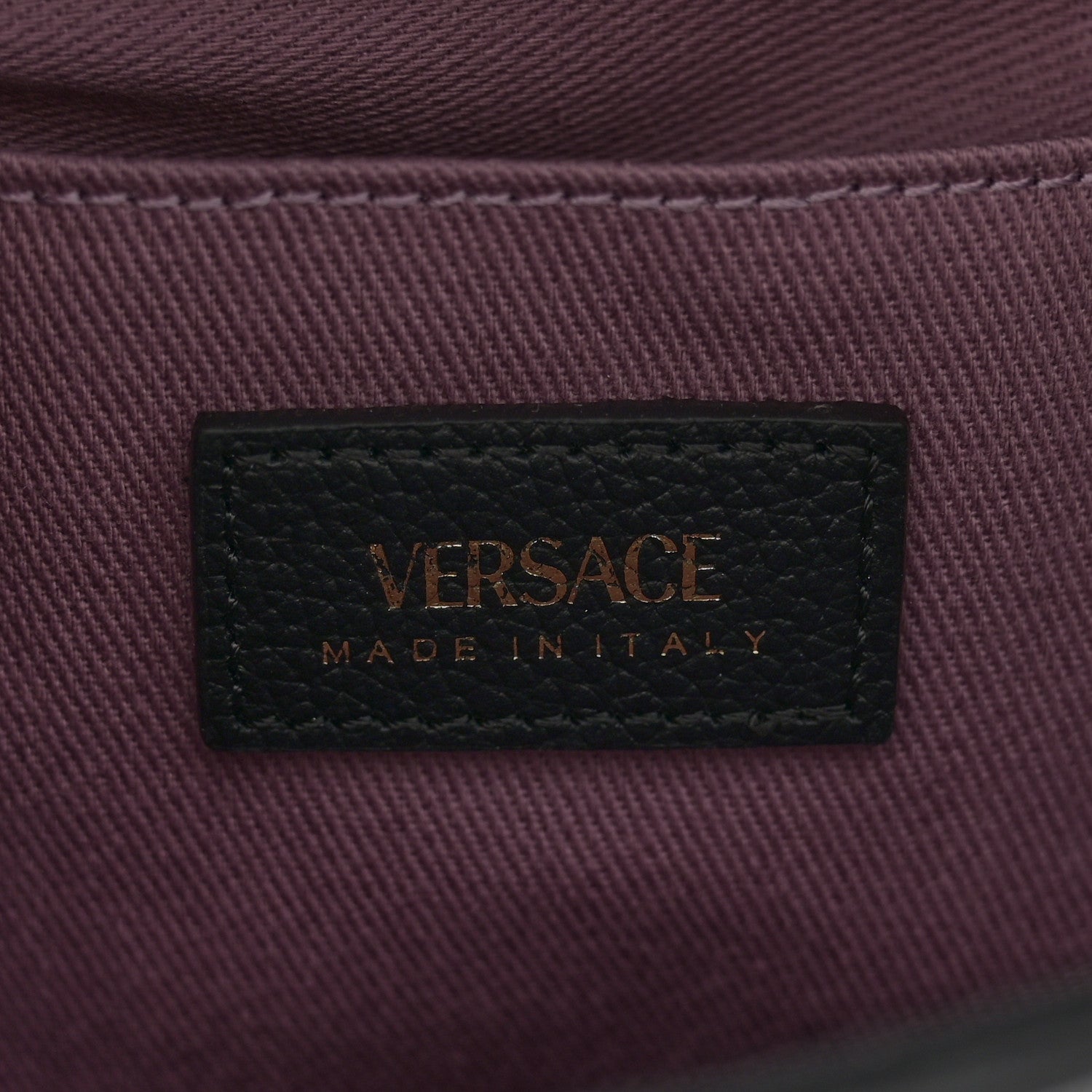 Versace Calfskin La Medusa Top Handle Hobo Black 6 of 11