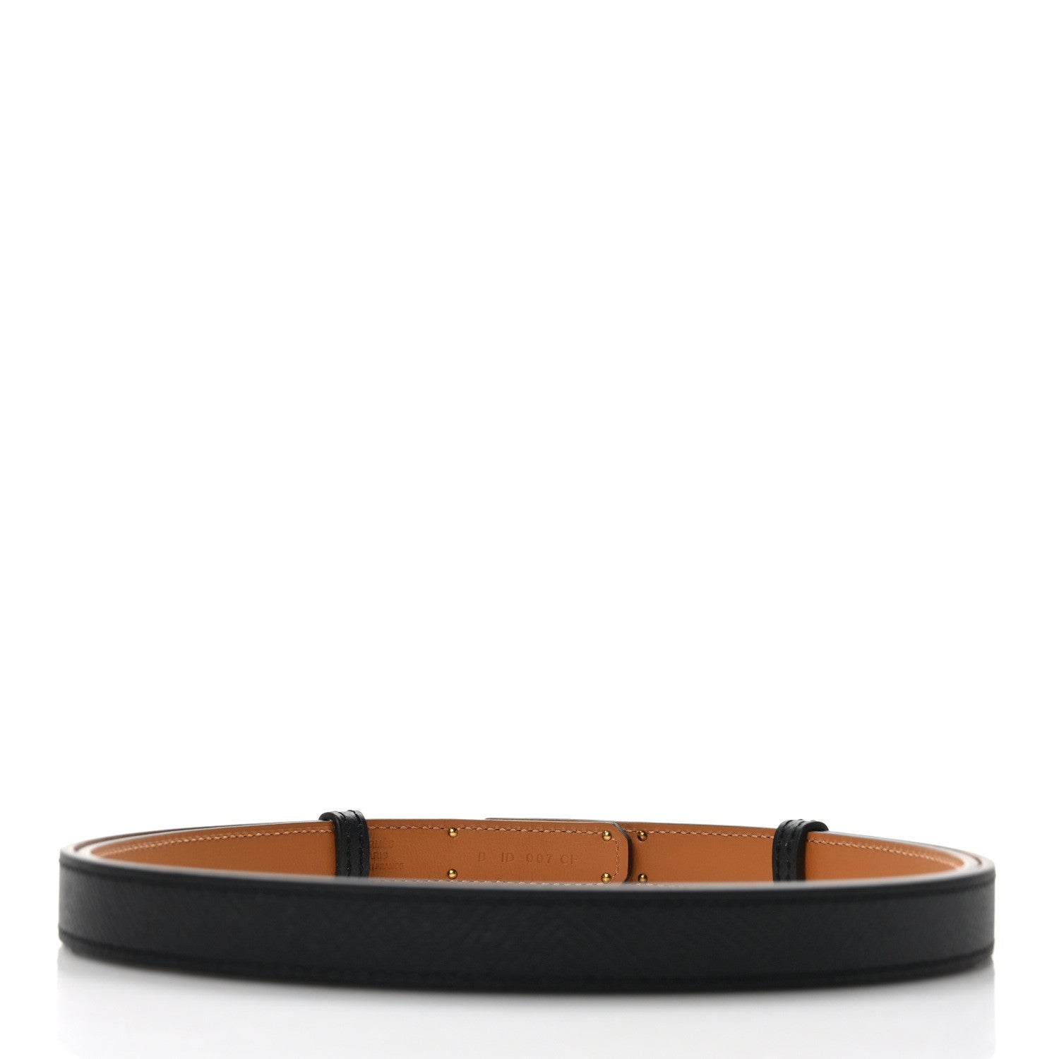 Hermes Epsom Kelly Belt Black 2 of 5