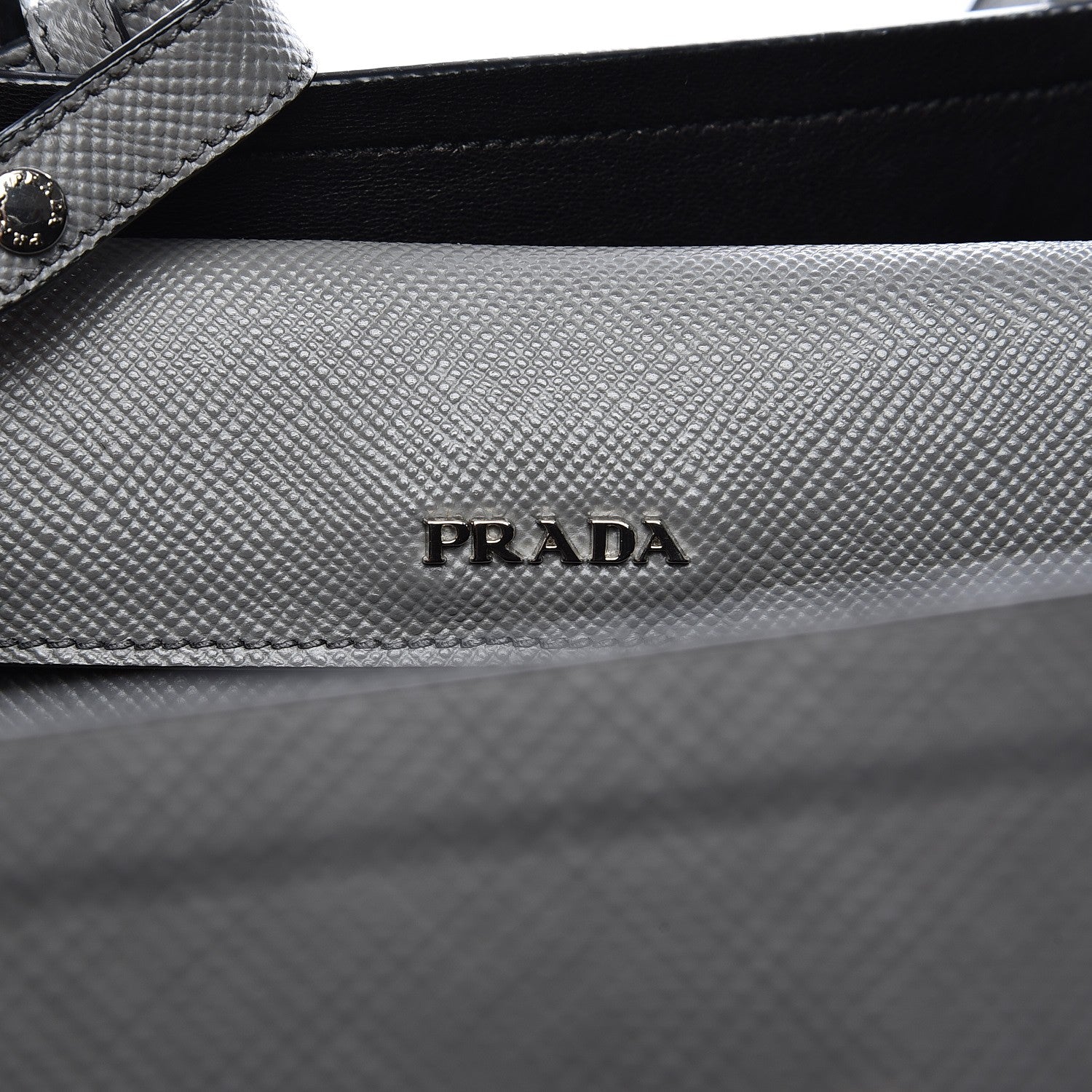 Prada Saffiano Cuir Large Double Bag Marmo 7 of 15