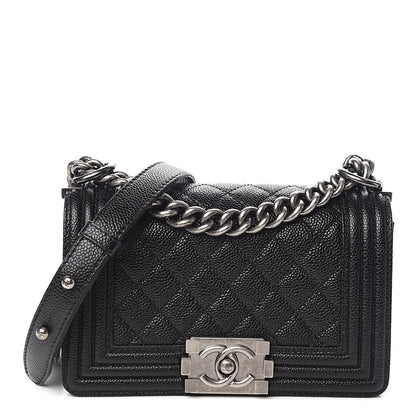 Chanel Caviar Quilted Small Boy Flap Black 1 of 10