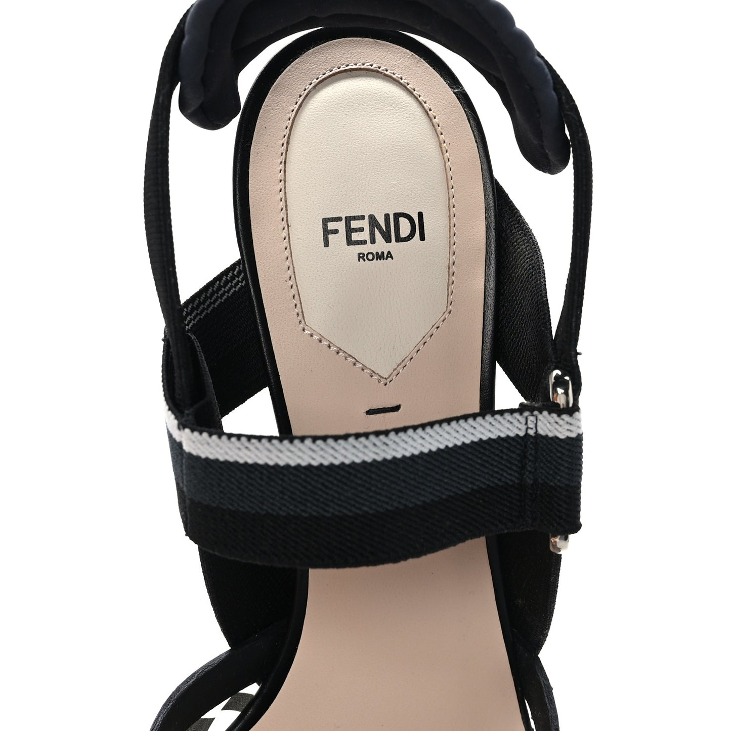 PVC Vitello FF Colibri 85mm Slingback Pumps 39 Transparent Black