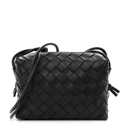 Bottega Veneta Nappa Intrecciato Mini Loop Camera Bag Black 1 of 9