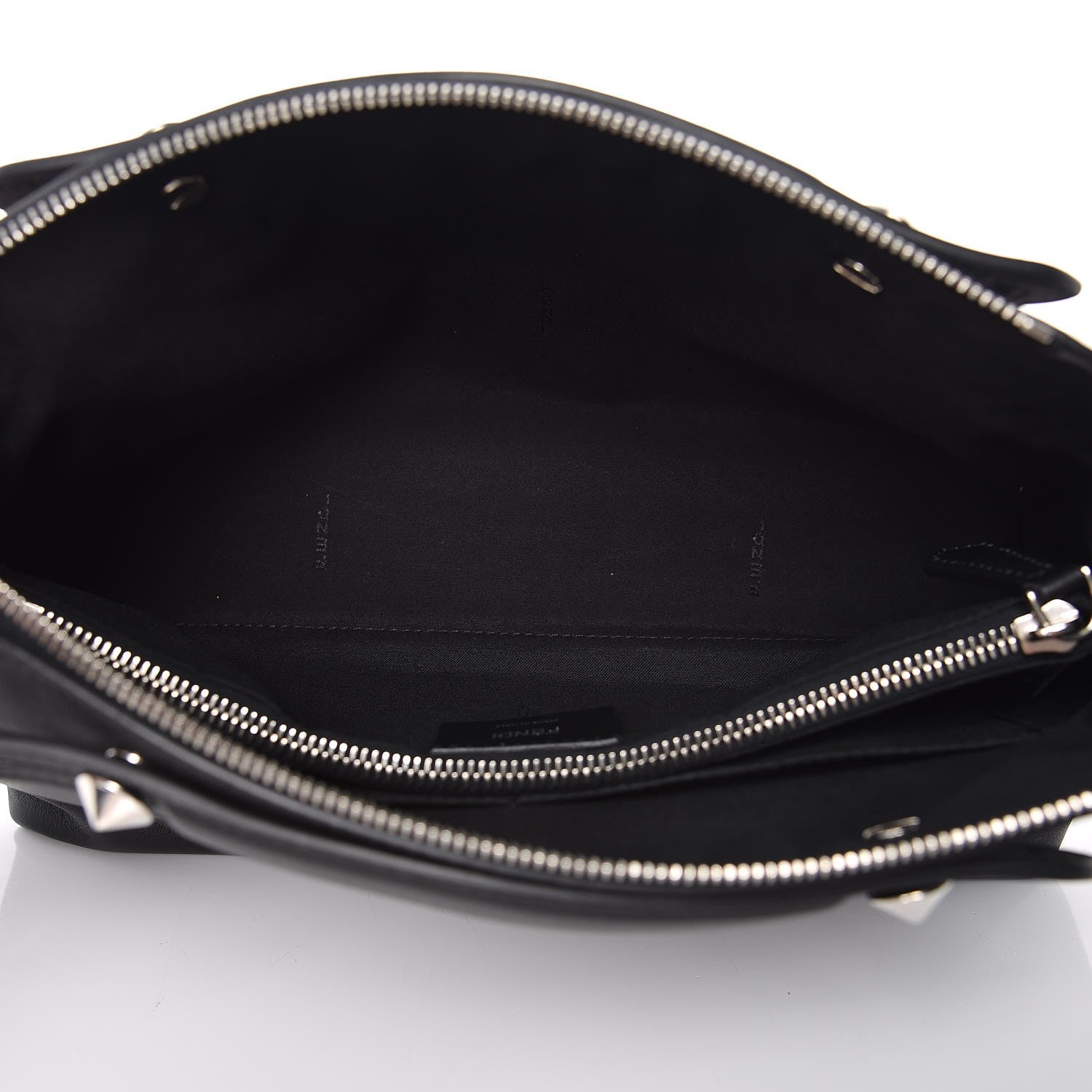 Fendi Vitello Dolce Medium By The Way Boston Bag Black 6 of 14