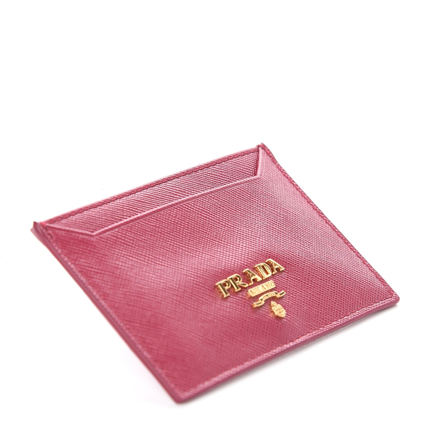 Saffiano Metal Card Case Ibisco