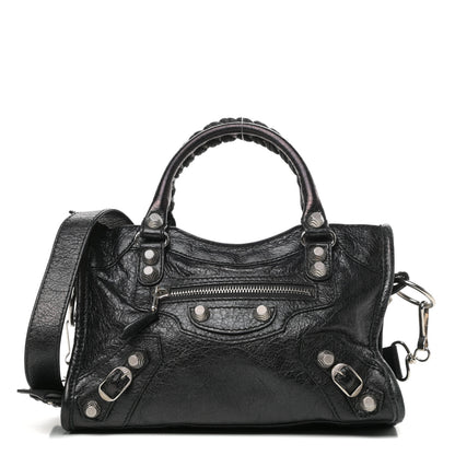 Balenciaga Agneau Giant 12 Silver Hardware Mini City Black 1 of 9
