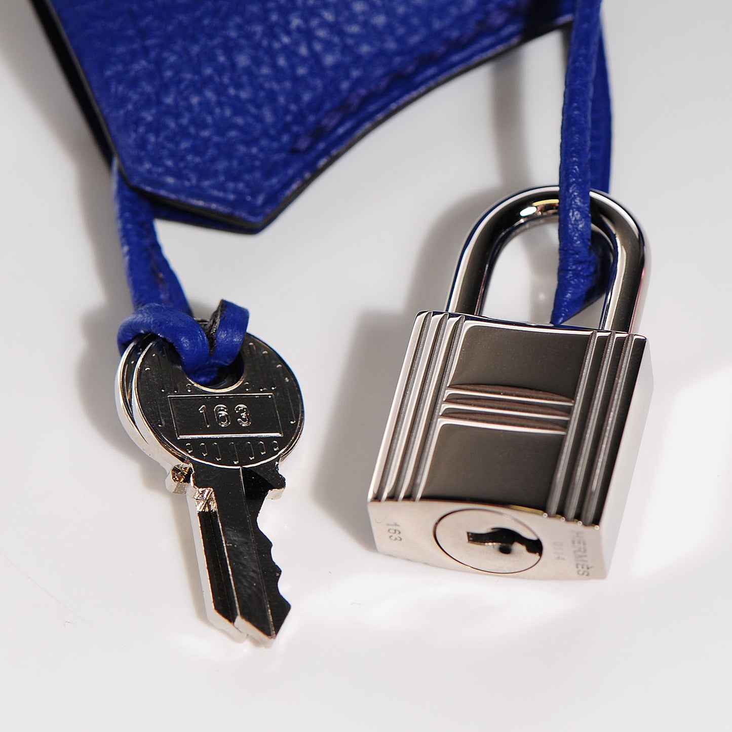 Togo Birkin 35 Bleu Electrique