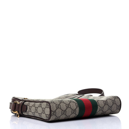 Gucci GG Supreme Monogram Web Small Ophidia Messenger Bag Brown 3 of 5