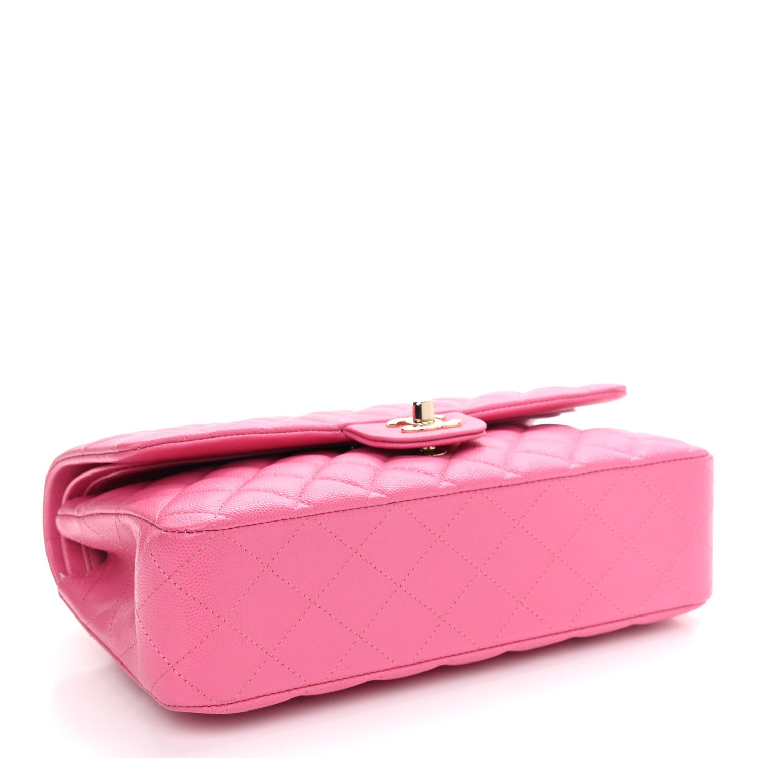 Chanel Caviar Quilted Medium Double Flap Pink 4 of 10