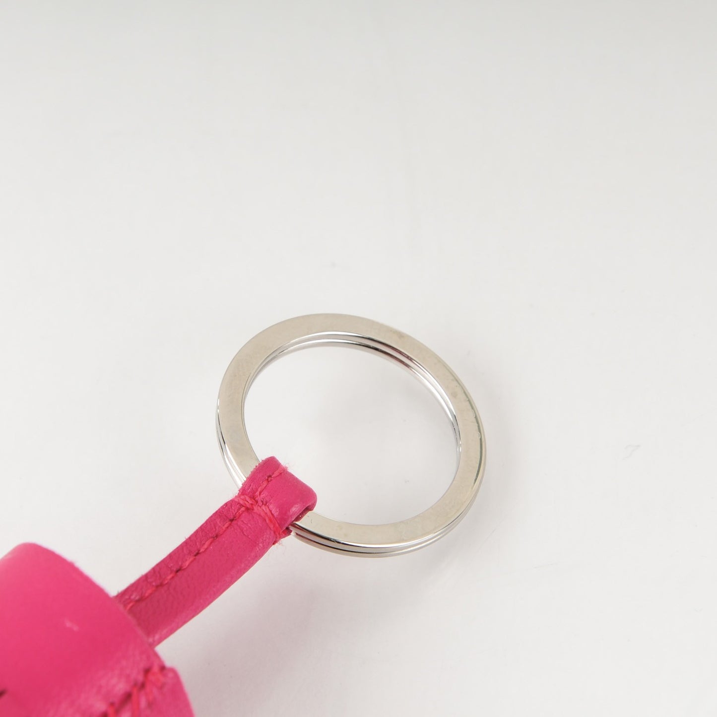 Lambskin Carmen Tassel Key Holder Rose Shocking