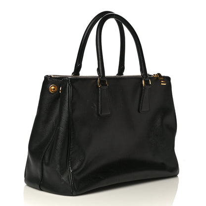 Prada Saffiano Large Galleria Double Zip Tote Black 3 of 24