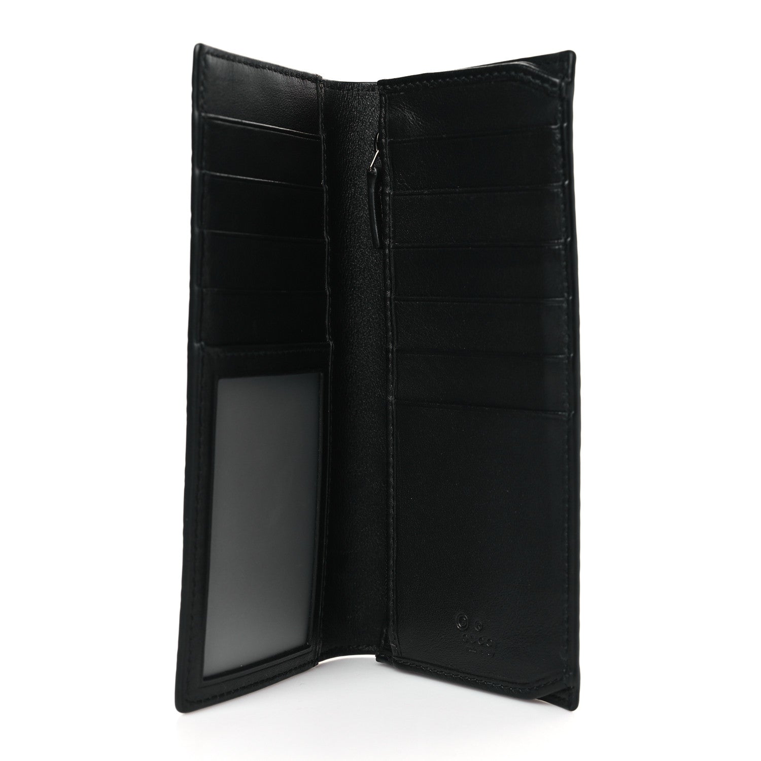 Gucci Microguccissima Bi-Fold Organizer Wallet Black 5 of 6