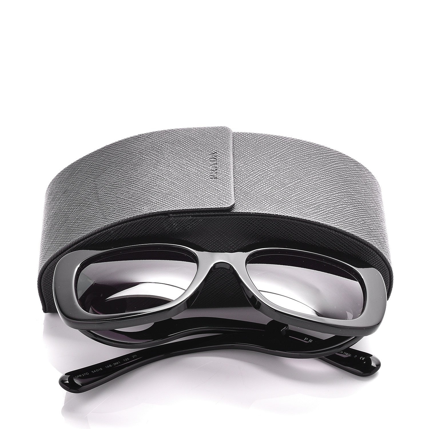 Prada Acetate Baroque Sunglasses SPR 27O Black 7 of 7
