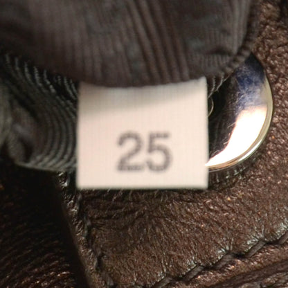 Prada Nappa Mordore Stripes Shoulder Bag Graphite 7 of 9