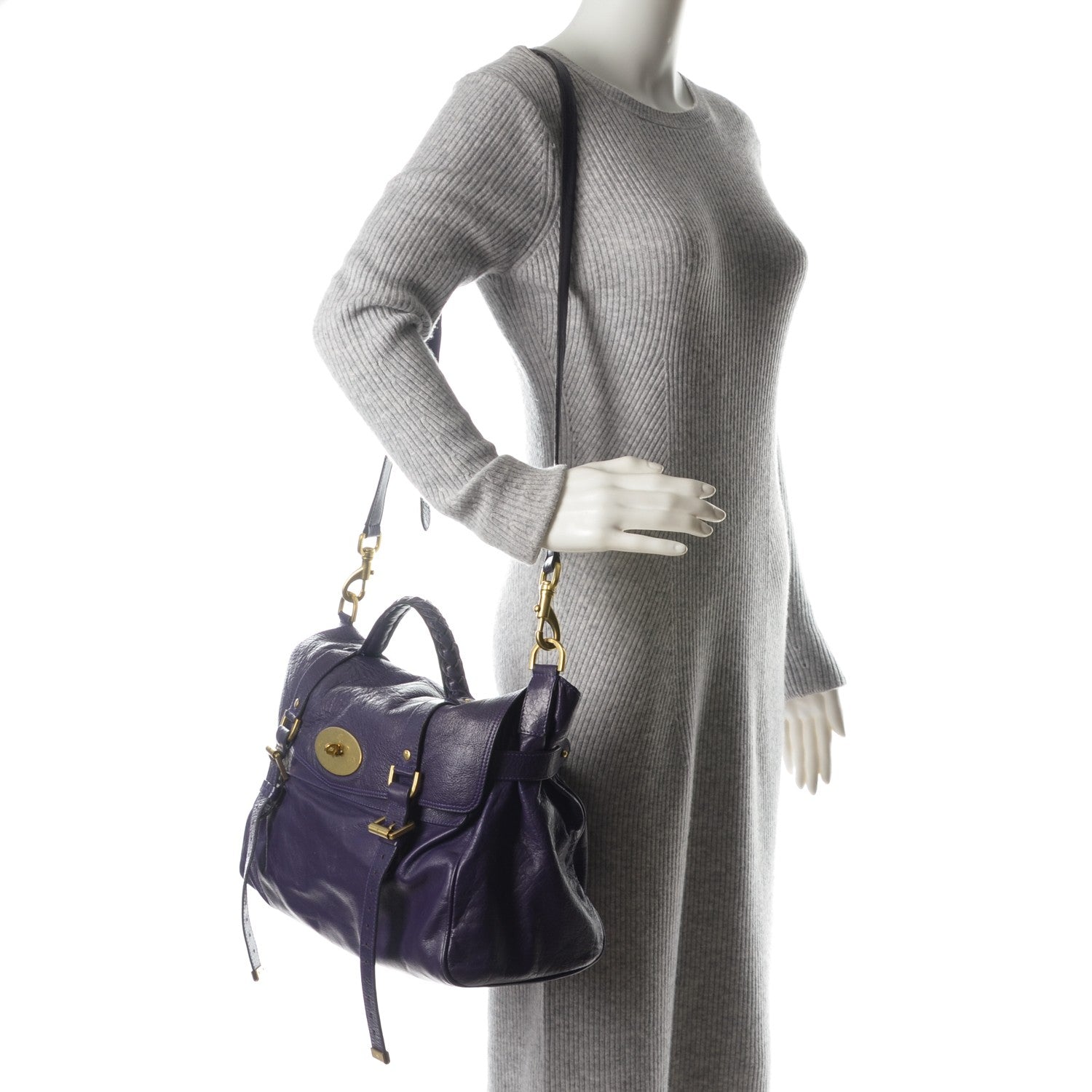 Mulberry Soft Buffalo Oversized Alexa Grape 2 of 7