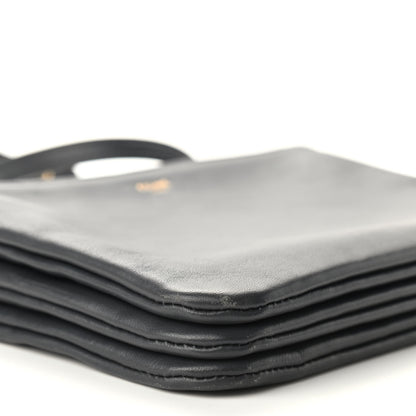 Celine Lambskin Small Trio Crossbody Bag Grey 13 of 15