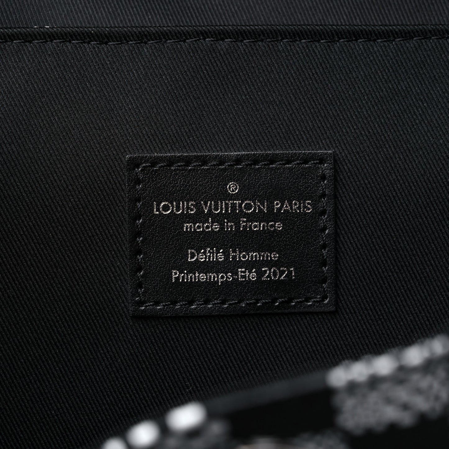 Damier Distorted Christopher Backpack Black White