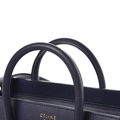 Celine Smooth Calfskin Nano Luggage Ink 8 of 10