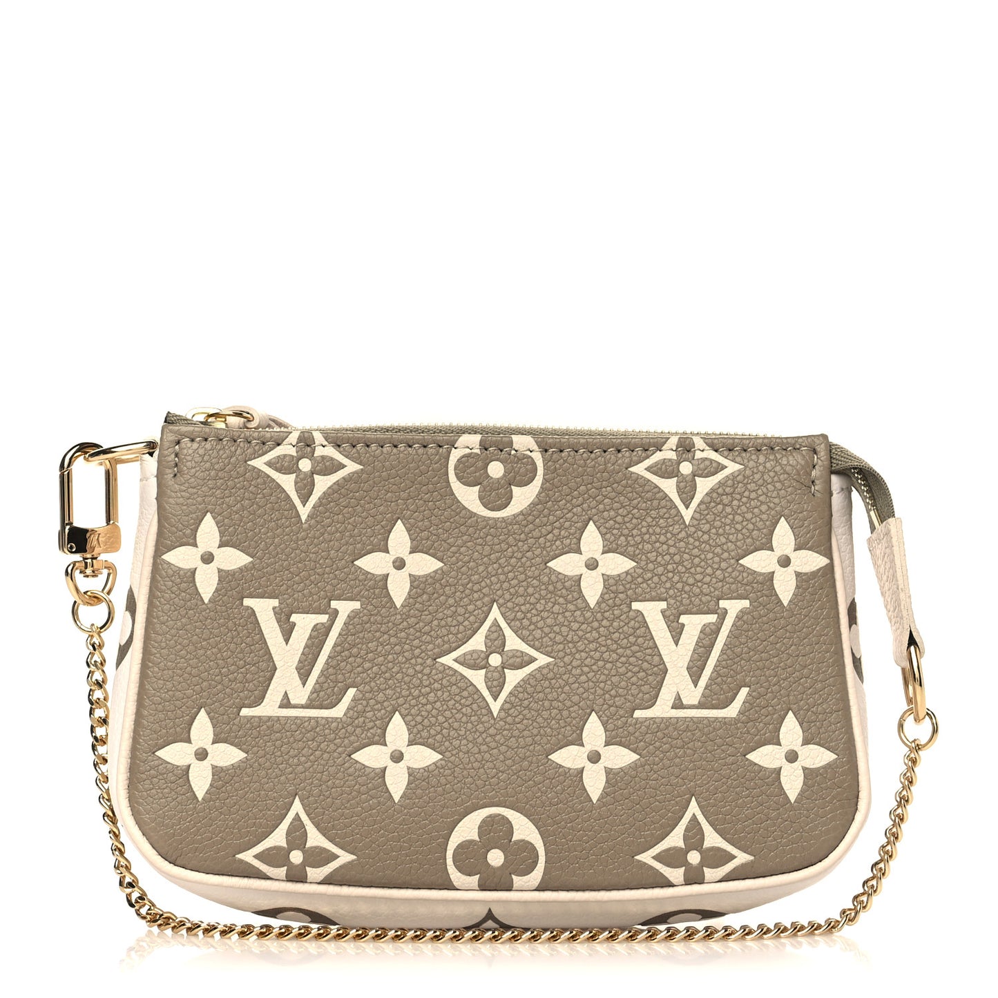 Empreinte Spring in the City Mini Pochette Accessories Kaki Beige Cream