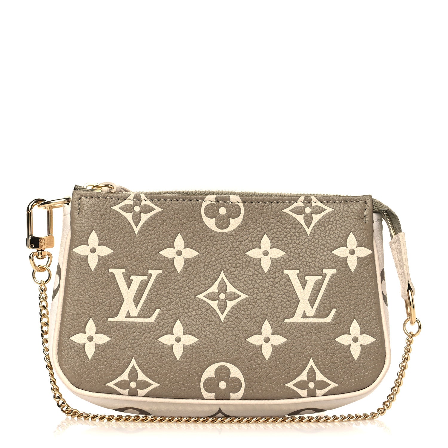 Louis Vuitton Empreinte Spring in the City Mini Pochette Accessories Kaki Beige Cream 1 of 5