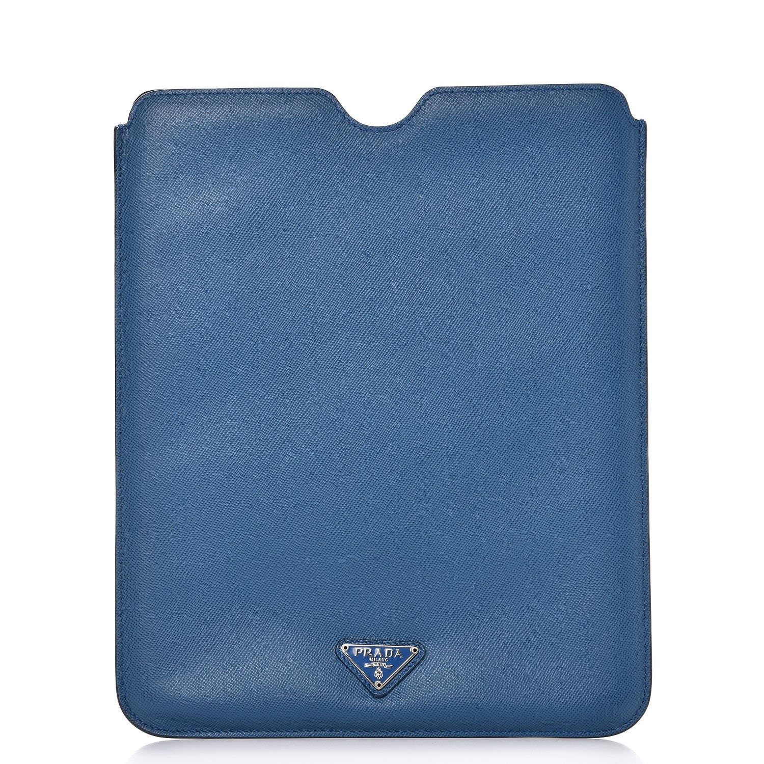 Prada Saffiano iPad Sleeve Case Cobalto 1 of 7