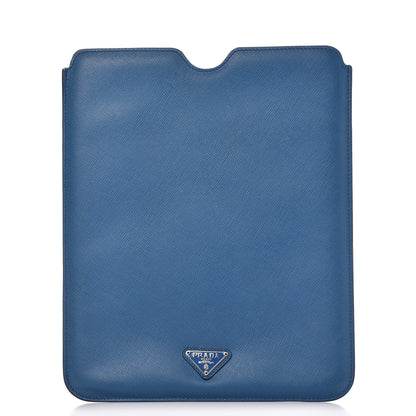 Prada Saffiano iPad Sleeve Case Cobalto 1 of 7