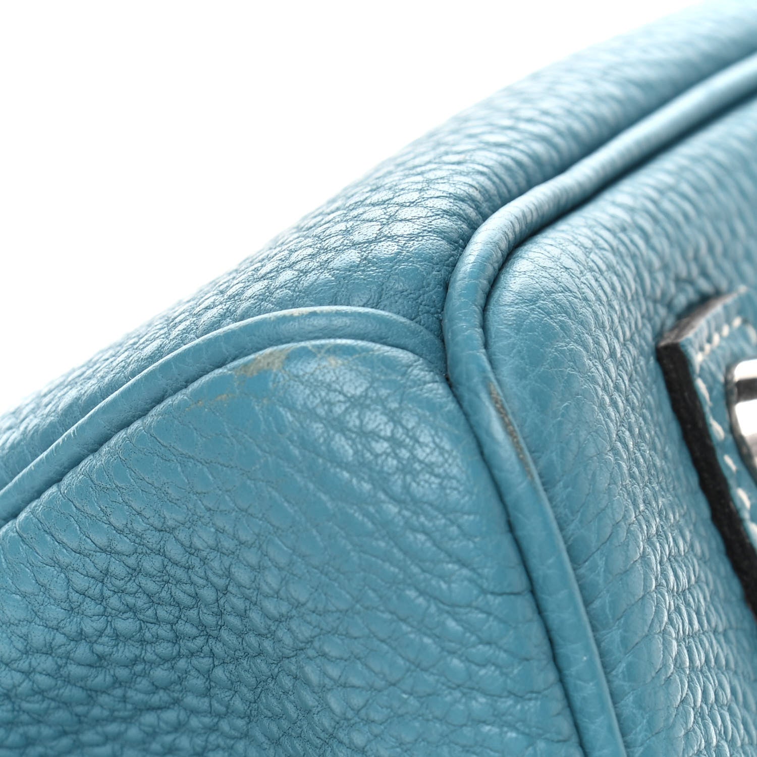 Hermes Togo Birkin 35 Blue Jean 7 of 11