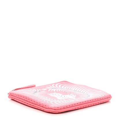 Hermes Swift Tigre Royal Bandana Carre Pocket Pouch Rose Ete 4 of 8