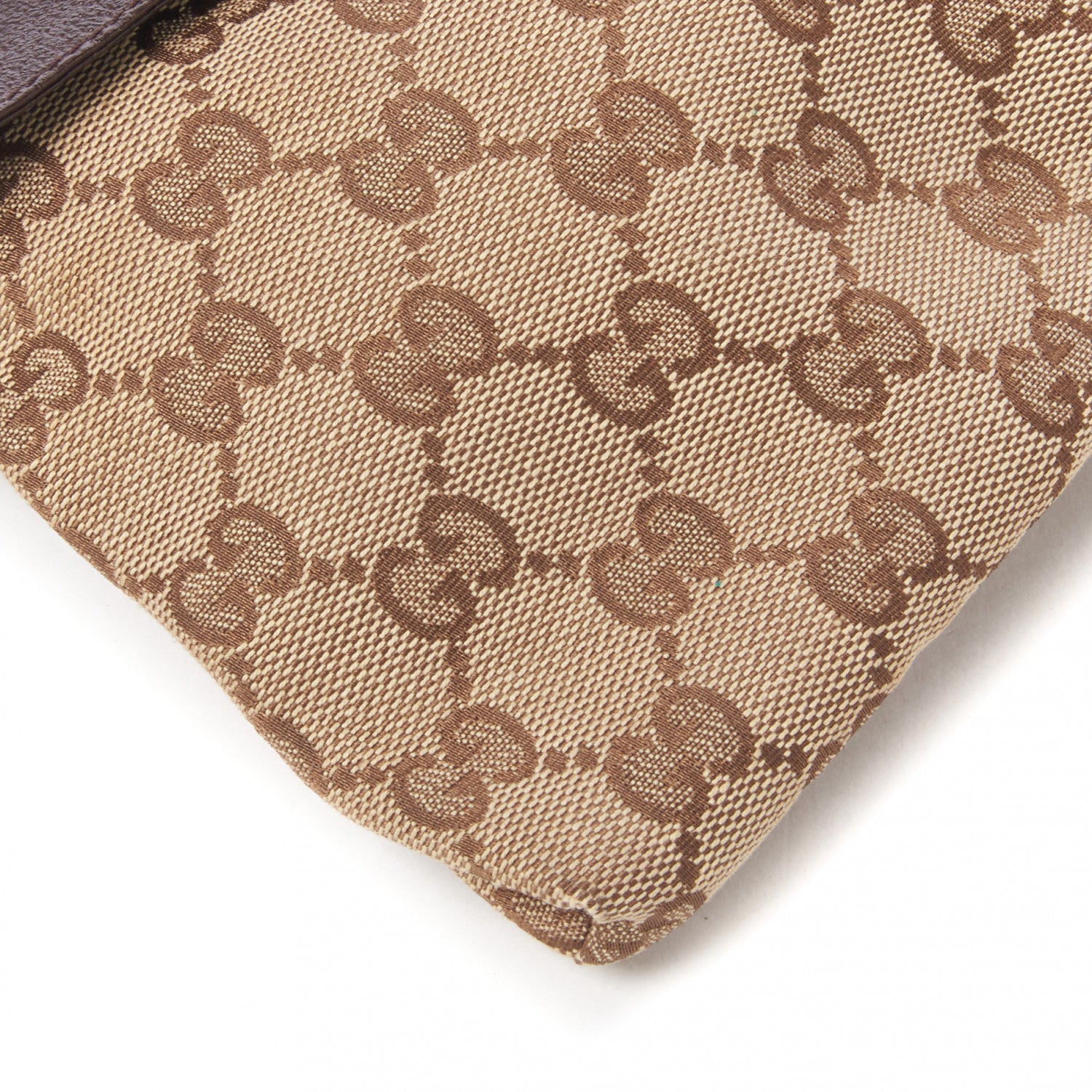 Gucci GG Monogram Double Pocket Belt Bag Dark Brown 6 of 10