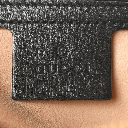 Gucci Textured Calfskin Small Horsebit 1955 Shoulder Bag Black 6 of 12