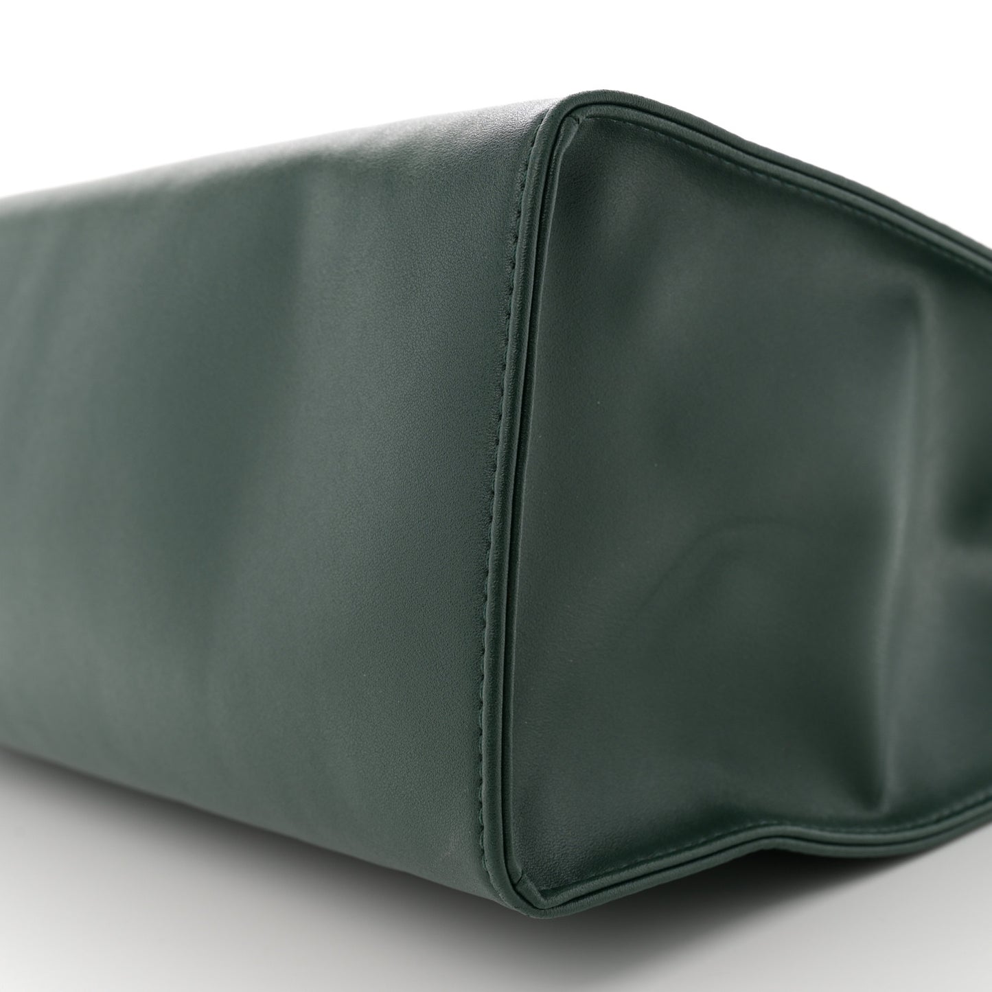 Vegan Leather Medium Shopping Bag Leaf