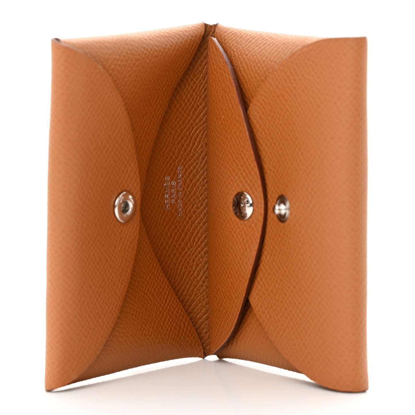 Epsom Calvi Duo Card Case Gold